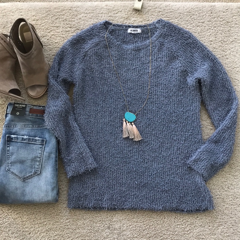 BB Dakota Shyla Eyelash Sweater